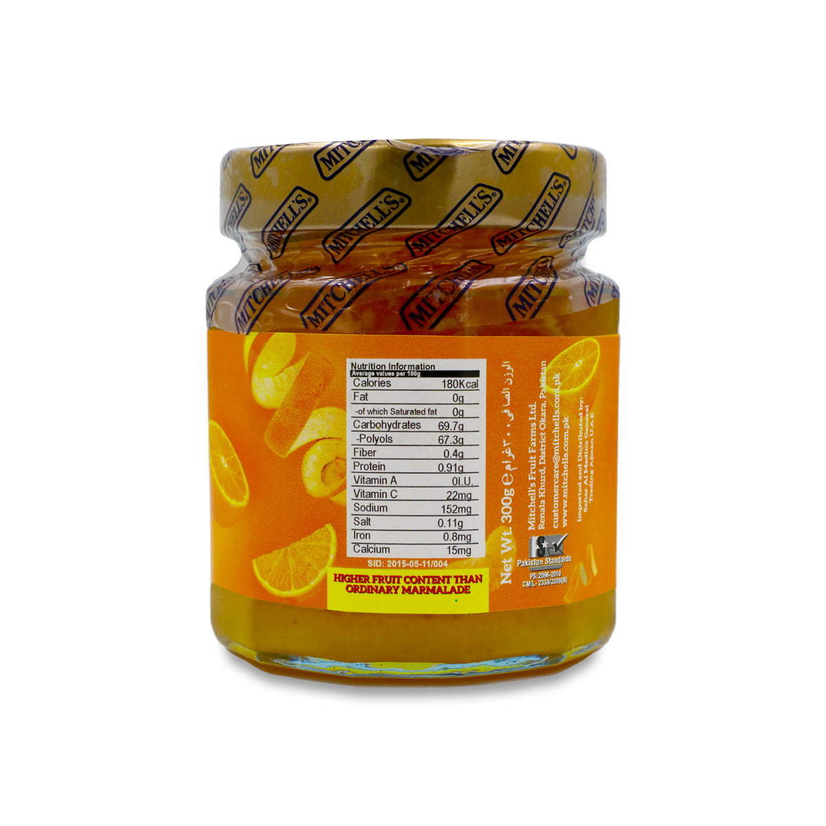 Mitchells Golden Mist Marmalade Diet