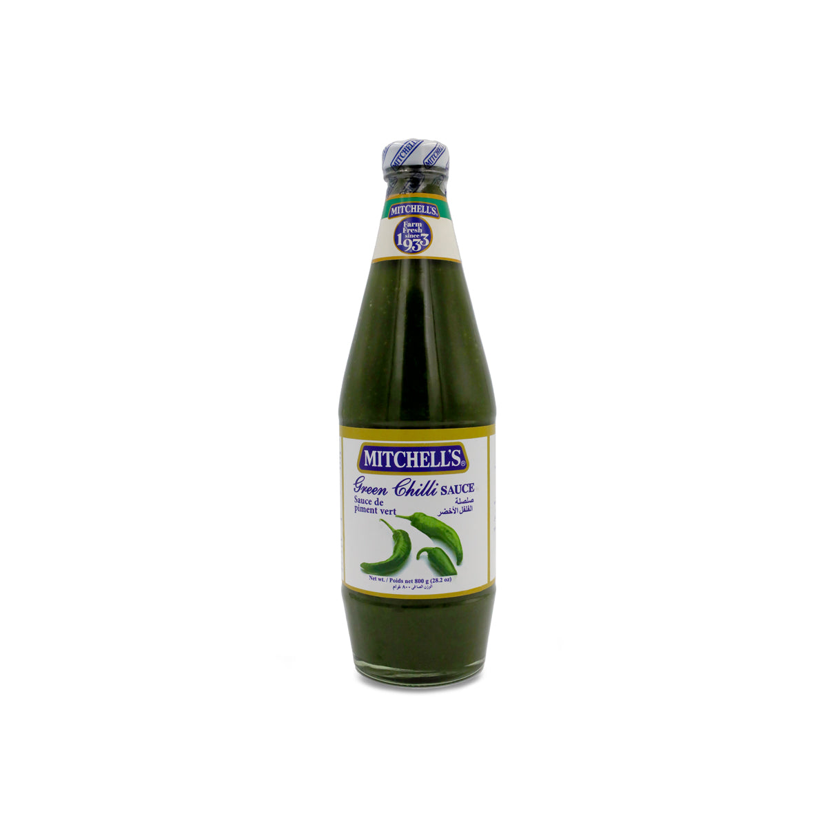 Mitchells Green Chilli Sauce 800G