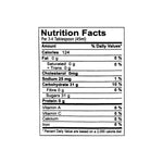 Nutritional facts Naurus Ice Cream Syrup