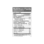 Nutritional facts Naurus Pomegranate Syrup