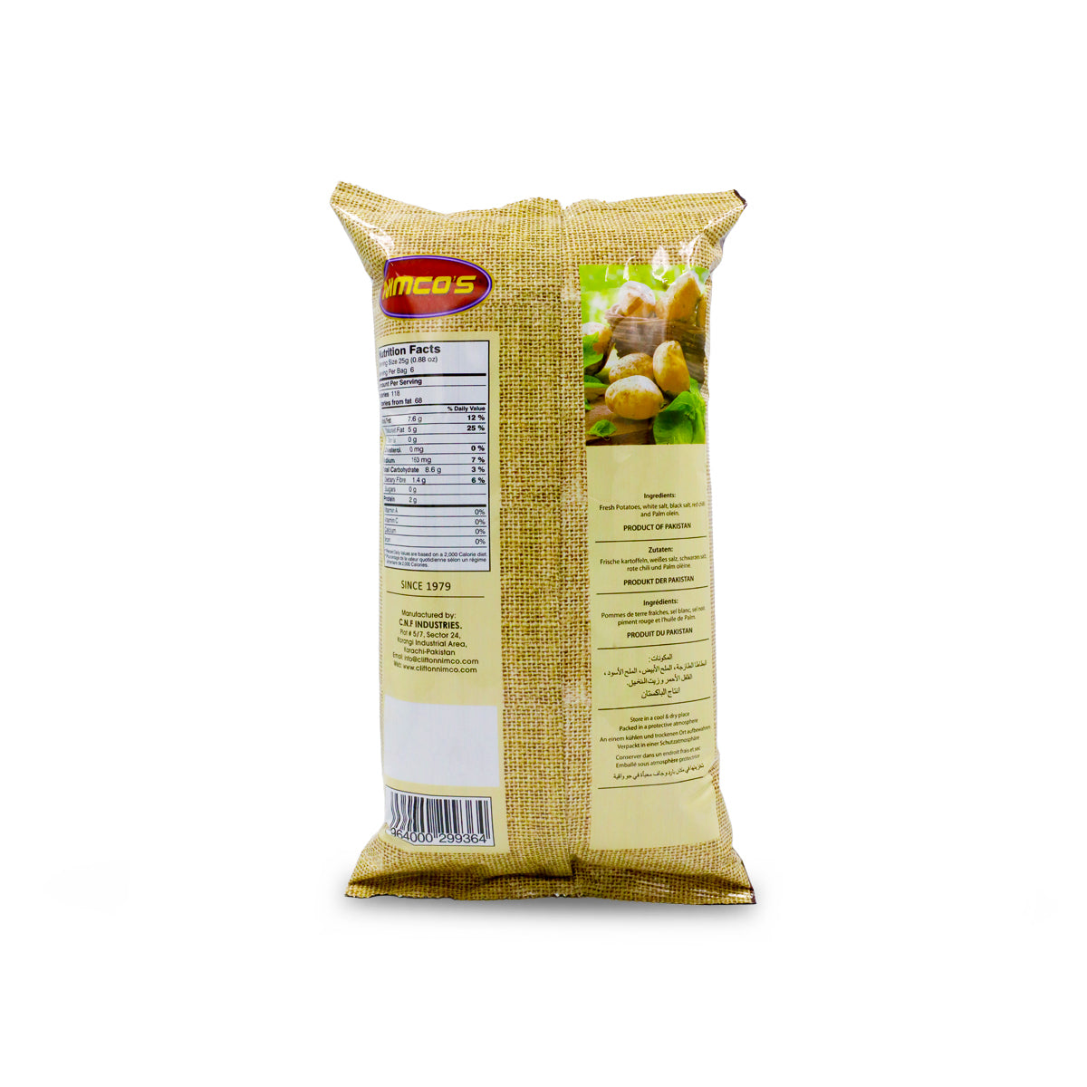 Nimco Potato Crisps Spicy