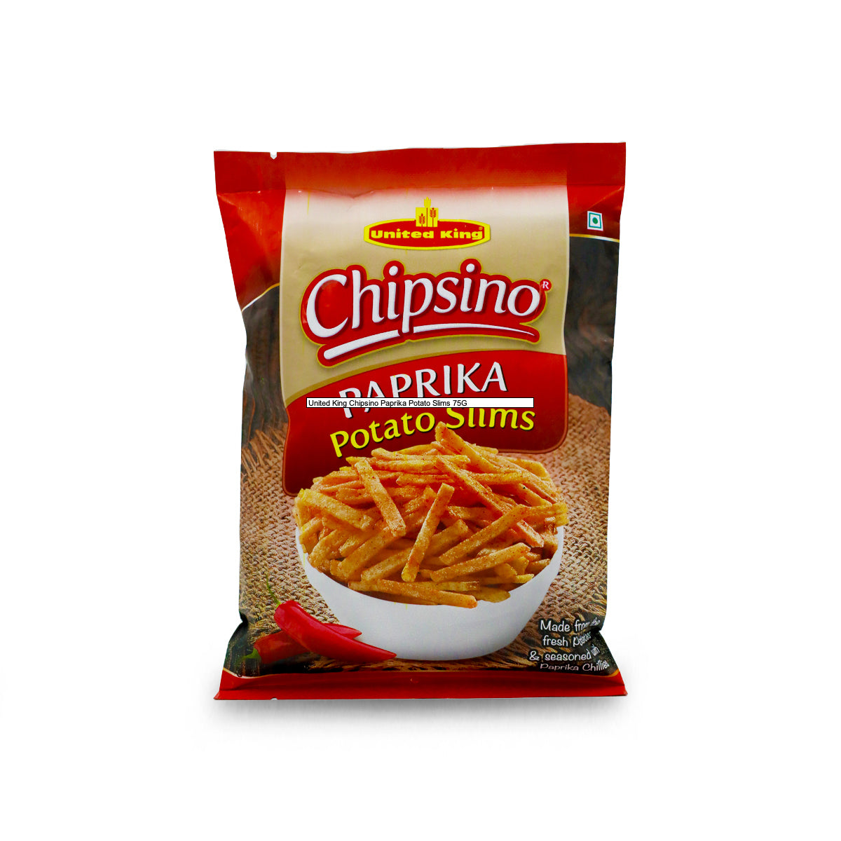 United King Chipsino Paprika Potato Slims 