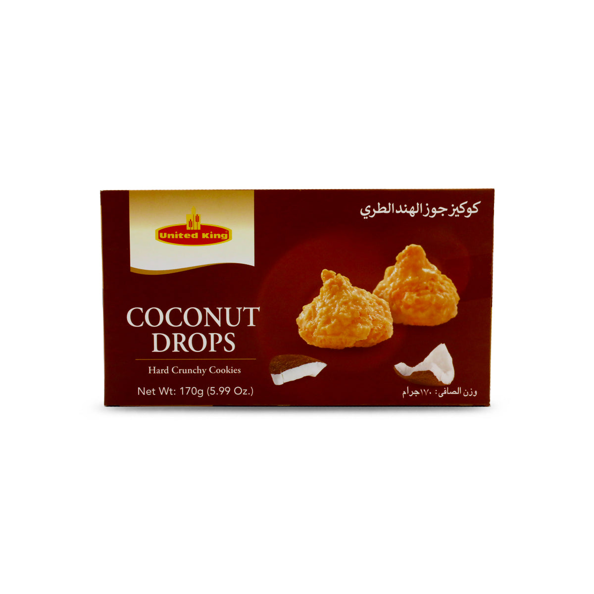 United King Crispino Coconut Drop 170G