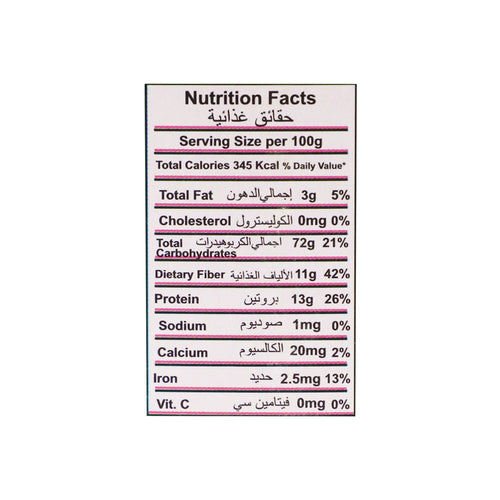 Nutritional-facts Lajawab kasoori Methi 