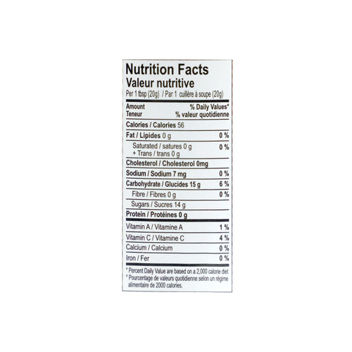 Nutritional facts Sundip Ashrafi Murabba Red  